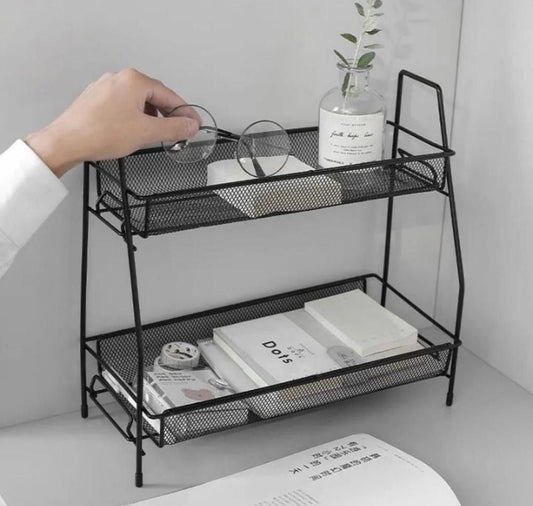 Sleek Double Layer Shelf