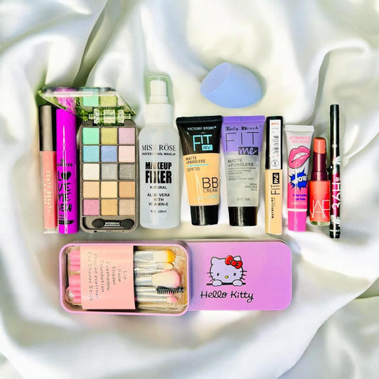 all-in-one-makeup-set-pakistan-12-in-1-beauty-bundle-lip-gloss-mascara-eyeshadow-bb-cream-primer-concealer-lipstick-lip-stain-eyeliner-makeup-brushes-beauty-blender-fixer